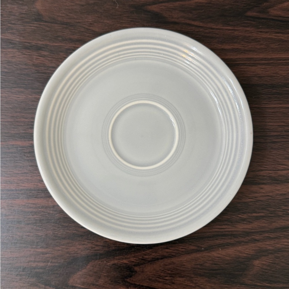 Vintage Genuine Fiesta Original Gray Saucer Plate 6” – Homer Laughlin USA